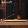 Zen creative alloy bodhi leaf incense insert
