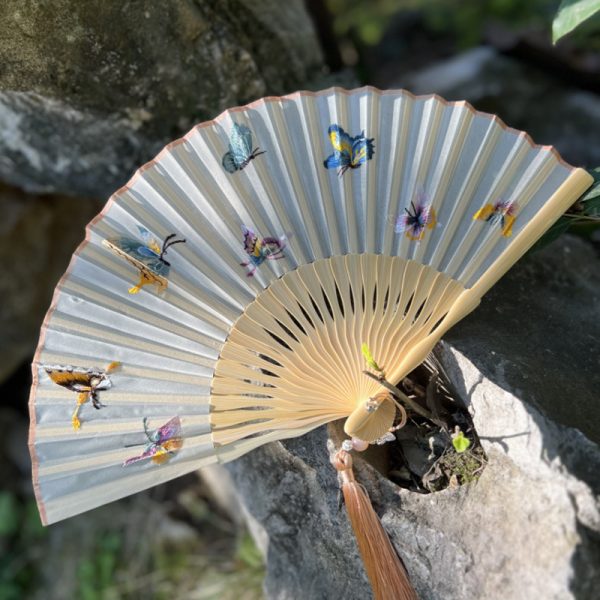 New Suzhou embroidered folding fan