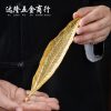Zen creative alloy bodhi leaf incense insert