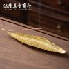 Zen creative alloy bodhi leaf incense insert