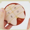 Zhonghua Guanwu Cultural and Creative Product: Today's Edible Oracle Bone Script Spinning Plate Fridge Magnet