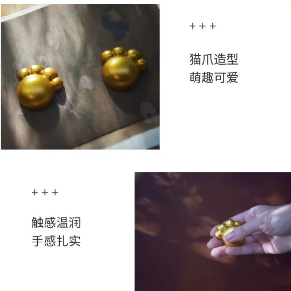 Zhonghua Guanwu Cultural and Creative Product: Kitten Claw Paperweight