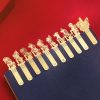 Mythical Beast Metal Bookmarks, Classical Chinese Style, Palace Museum Cultural and Creative Commemorative Exquisite Hollowed-Out High-End Creativity, Gifted by Students to Teachers