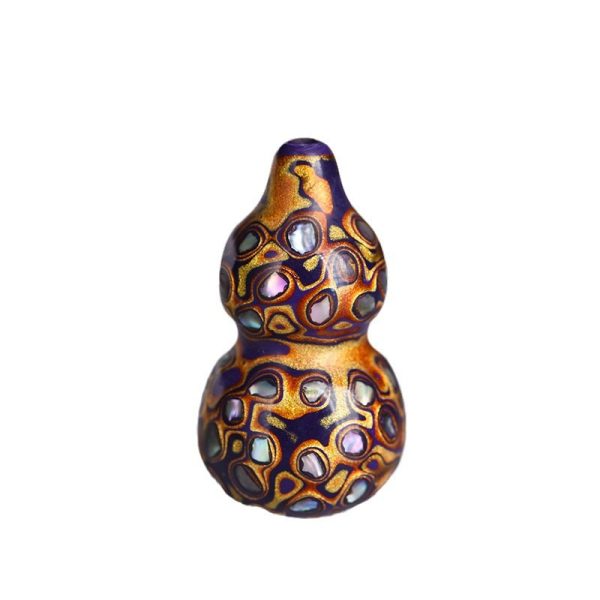 Large lacquer small gourd ornaments, pendants, handle accessories, handicrafts, colored lacquer large lacquer crafts, hand-twisted gourd pendant ornaments